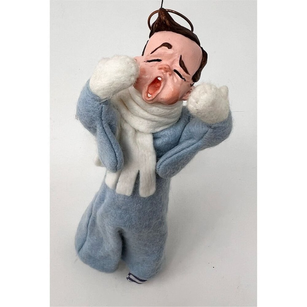 Vintage Simpich Angel "Patrick” 1980 Hand-made Collectible Doll Ornament RETIRED - Picture 5 of 6